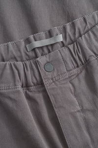 Ezra Relaxed Organic Stretch Twill Trouser, Graphite