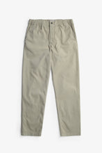 Load image into Gallery viewer, Ezra Relaxed Organic Stretch Twill Trouser, Moss Green
