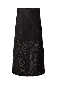 FAUNA Orchid lace dress Black