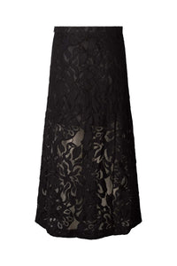 FAUNA Orchid lace dress Black