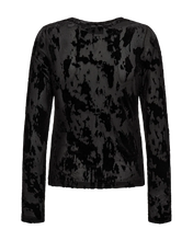 Load image into Gallery viewer, FLAME longsleeve blouse, Black
