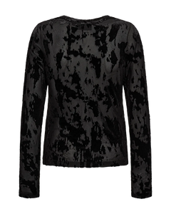FLAME longsleeve blouse, Black