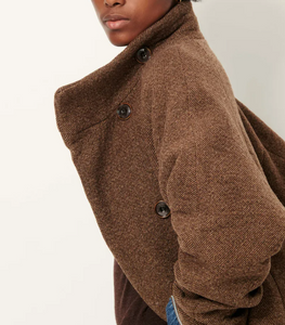 FLORAL BLVD Coat Warm Stone