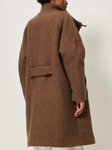 FLORAL BLVD Coat Warm Stone