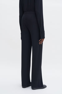 Fluid Jersey Trousers Black