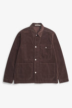 Load image into Gallery viewer, Folke Wide Wale Corduroy Chore Jacket, Espresso
