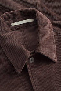 Folke Wide Wale Corduroy Chore Jacket, Espresso