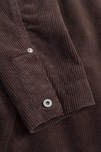Folke Wide Wale Corduroy Chore Jacket, Espresso