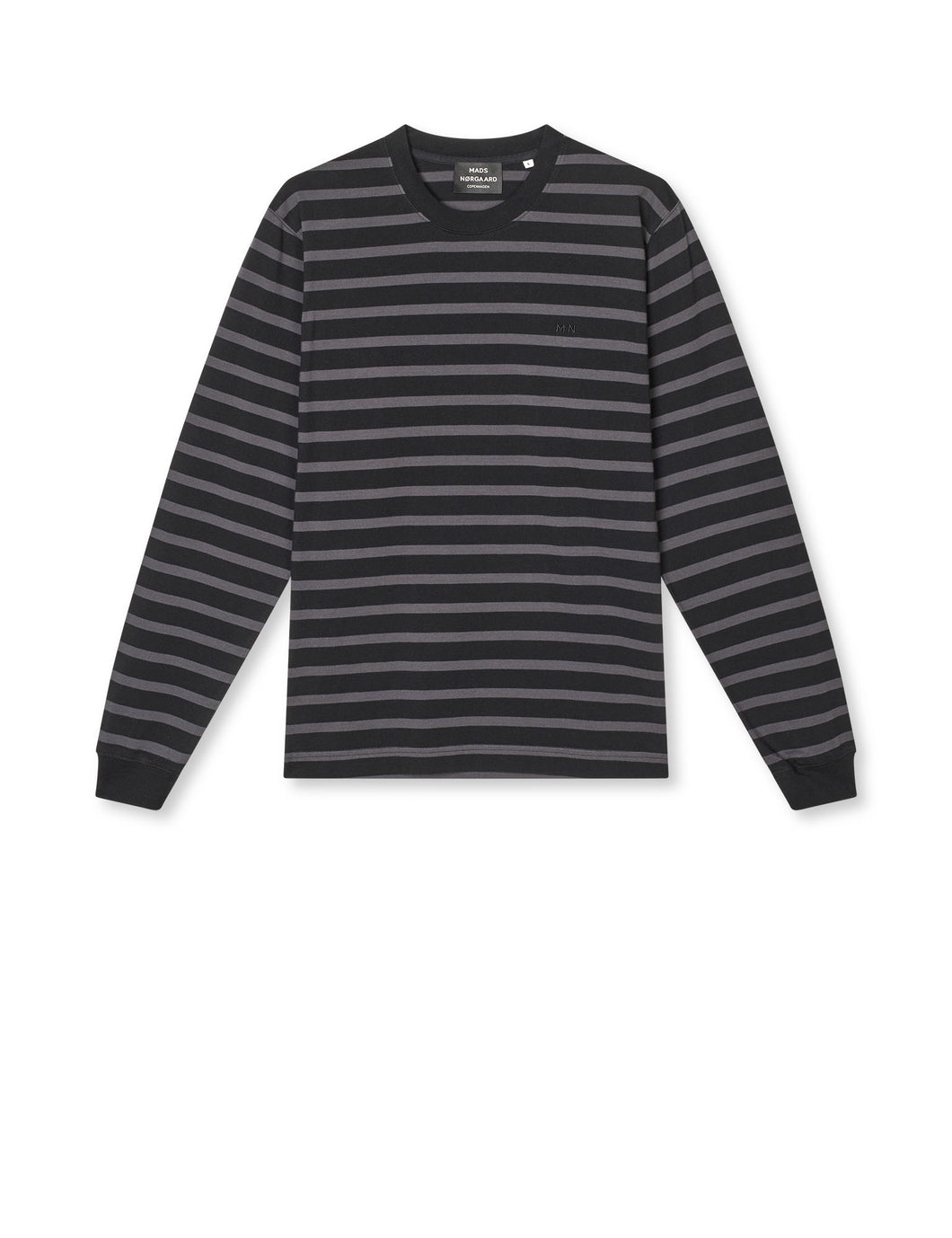 Frode Stripe LS Jersey, Asphalt/Black