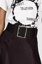 Load image into Gallery viewer, Gerde Wide Leather Belt Black

