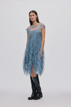 Load image into Gallery viewer, GHITA Frilly tulle dress, Dusty blue
