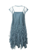 Load image into Gallery viewer, GHITA Frilly tulle dress, Dusty blue
