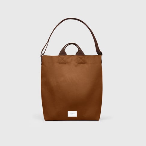 GROUND Shopper Bag, Sepia Brown