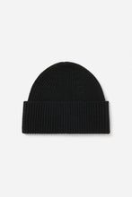 Load image into Gallery viewer, Wool Rib Hat Black
