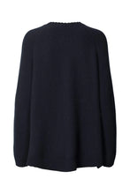 Load image into Gallery viewer, Heart Merino ribbed Pullover Midnight
