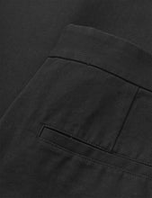 Laden Sie das Bild in den Galerie-Viewer, Cotton Twill Henry Pants, Black
