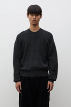 Laden Sie das Bild in den Galerie-Viewer, Hirtshals Tech Merino Waffle Crew, Charcoal Melange
