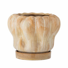Load image into Gallery viewer, Hollis Fowerpot w. Saucer, Nature
