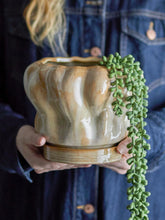Load image into Gallery viewer, Hollis Fowerpot w. Saucer, Nature

