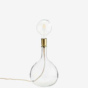 Glass table lamp