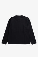 Load image into Gallery viewer, Isefjord Compact Cotton LS T-shirt, Black
