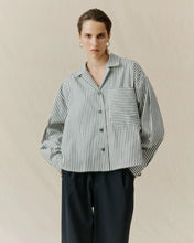 Load image into Gallery viewer, Ivy 2368 Shirt Dark navy stripes
