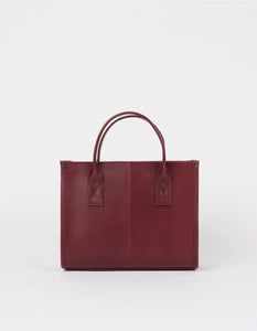 Jackie Midi Leather Strap Dark Cherry Classic Leather