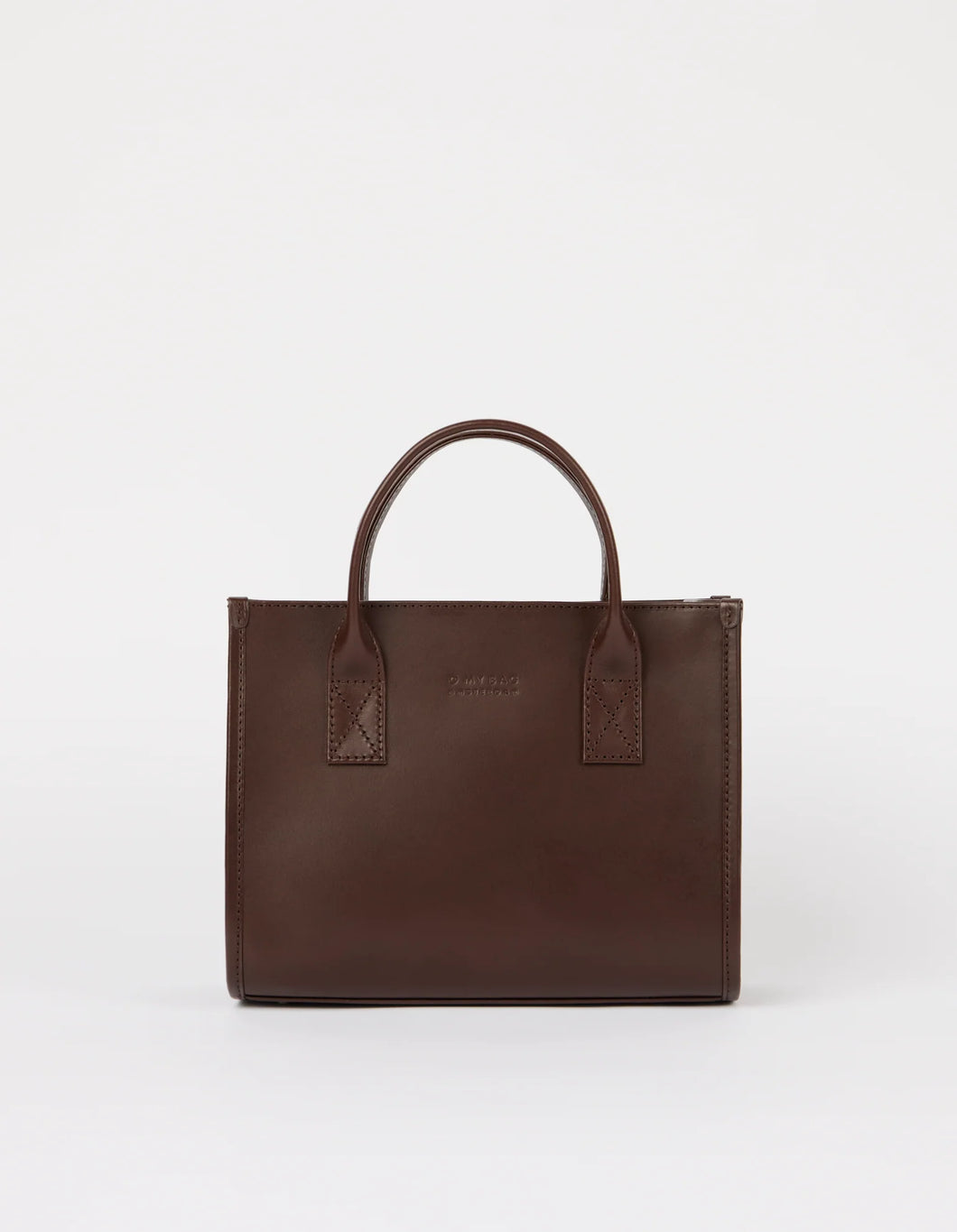 Jackie Midi Webbing Strap Chocolate Classic Leather