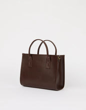 Load image into Gallery viewer, Jackie Midi Webbing Strap Chocolate Classic Leather
