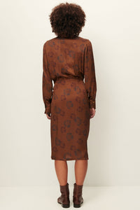 JAFFA Dress Brown Anjali