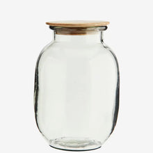 Load image into Gallery viewer, Glass jar with wooden lid 18x28cm
