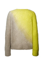 Load image into Gallery viewer, JASMIN Cross dye boxy sweater, Limeade pelican combo
