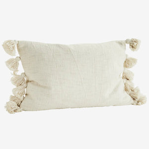Cushion cover with tassels 40x60 cm Offwhite