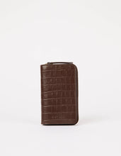 Load image into Gallery viewer, Jett Wallet Chocolate Croco Print
