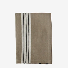 Load image into Gallery viewer, Striped kitchen towel, Taupe
