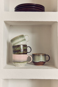 70s ceramics tea cups odyssey (set of 2)
