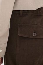 Load image into Gallery viewer, Kvitfjell Relaxed Cotton Wool Herringbone Pant, Delicioso Brown

