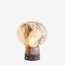 Load image into Gallery viewer, Rechargeable glass table lamp
