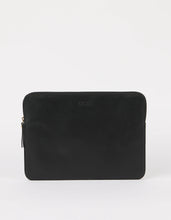 Load image into Gallery viewer, Laptop Sleeve 14&quot; Black Classic Leather
