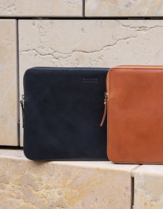 Laptop Sleeve 14" Black Classic Leather