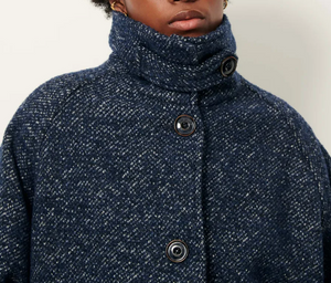 LEE VALLEY Coat, Denimwool