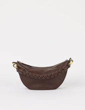 Load image into Gallery viewer, Leo Twisted Handle Chocolate Soft Grain Leather

