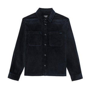 Leon Overshirt Dark navy corduroy