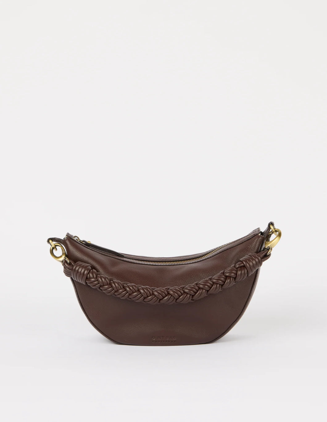 Leo Twisted Handle Chocolate Soft Grain Leather
