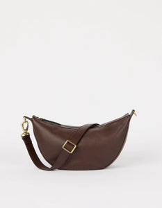Leo Twisted Handle Chocolate Soft Grain Leather