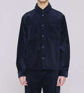 Leon Overshirt Dark navy corduroy