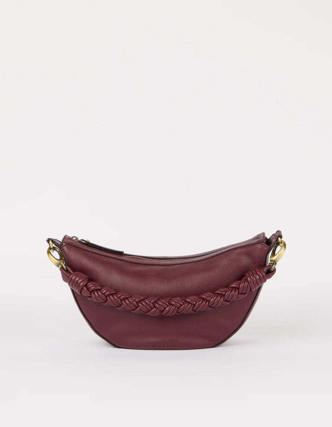 Leo Twisted Handle Dark Cherry Soft Grain Leather