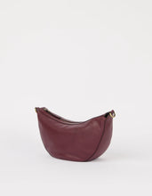 Load image into Gallery viewer, Leo Twisted Handle Dark Cherry Soft Grain Leather
