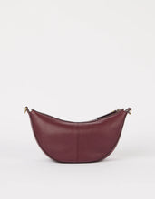 Load image into Gallery viewer, Leo Twisted Handle Dark Cherry Soft Grain Leather
