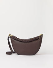 Load image into Gallery viewer, Leo Maxi Twisted Handle, Chocolate Soft Grain Leather
